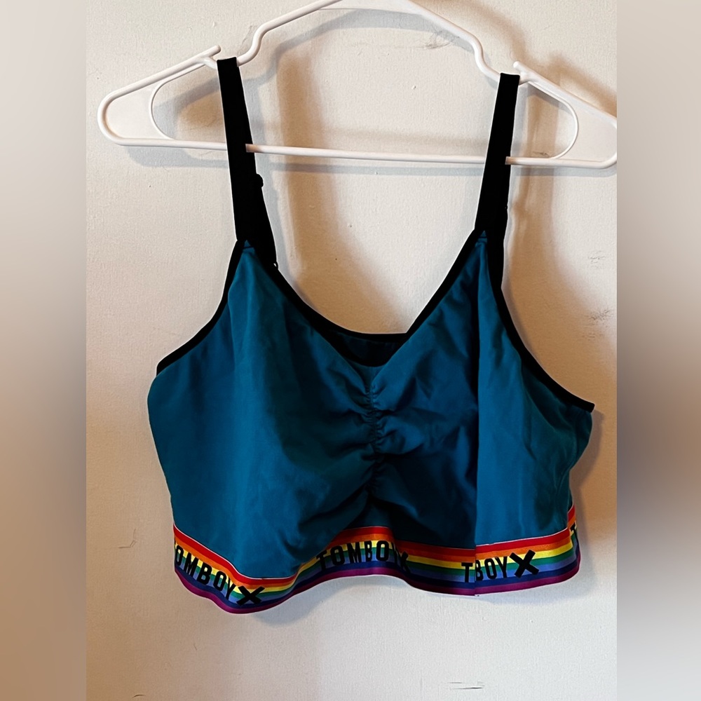Tomboyx blue bralette - 4x
